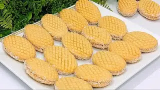 بسكوت العشر دقايق ❗بسكوت سهل وسريع بدون سمنه أو زبده بسكوت ناعم وهش وطعمه رهيب