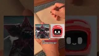 Part one of making my Demogorgon inspired Mochi bot 🤖 #strangerthings #netflix #diyprojects #makers