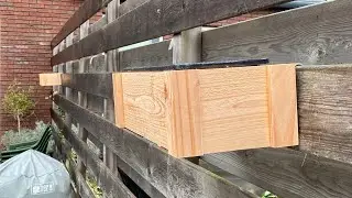 Small Wooden Planter Box DIY