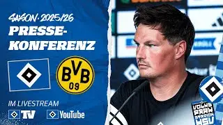 RE-LIVE: PRESSEKONFERENZ MIT MERLIN POLZIN | HSV vs. BVB