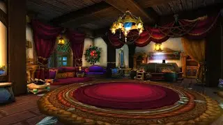 WoW Midnight Early Access -House design for the holidays. Santa's Chair included.