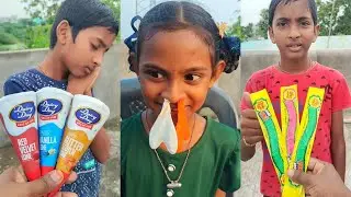 Ghost funny dance kinder Joy gems candy vanilla ice cream chupa chups lollipop 