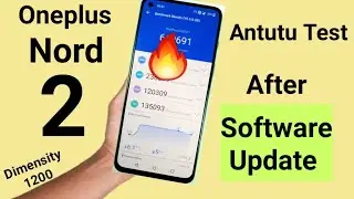 OnePlus Nord 2 Antutu Test After Software Update Using High Performance Mode Dimensity 1200🔥🔥🔥