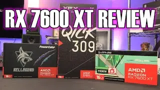 Обзор RX 7600 XT &mdash; XFX Qick 309 Sapphire Pulse OC Powercolor Hellhound