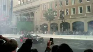 Darth Vader loves stuntman show