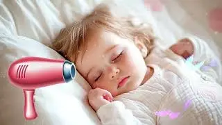 3 ชั่วโมง เสียงมดลูก | Baby Hair Dryer White Noise 3 Hours - Baby White Noise | Beruhigender Sound