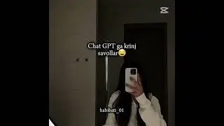 Chat gpt ga krinj savollar🤣@habibati_01 obuna boling #shortvideo #shorts #short #reels