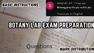 Botany lab exampreparation|mark distribution|12thgrader|malayalam angelicaura#futuredoctor#examtips