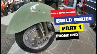 Vespa Super Electric Build Series 1967 года, часть 1