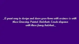 Polycotton Double Bedsheets Combo