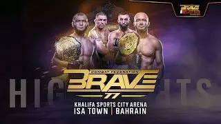 BRAVE CF 77 Highlights: Epic Battles in Bahrain! | Full Fight Recap & Knockouts