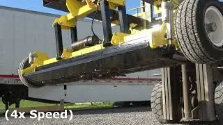 Fork Mounted Auto Clean Off Magnetic Sweeper by Bluestreak Equipment