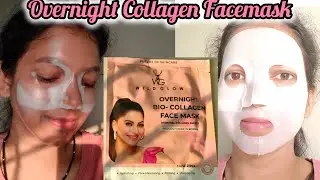Overnight Korean Collagen Mask Honest Review 😍 | Wild Glow Bio-Collagen Mask Results