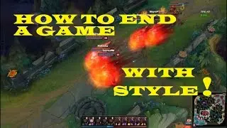 [EPIC SWAG] How to End a Game of League of Legends with Style! | One for All
