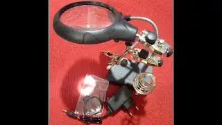 ডুয়াল ক্লিপ হোল্ডার ও ম্যাগনিফায়ার! | Magnifying Workstation PCB Holder Dual Clips | 📞01333105717