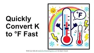How do you convert K to °F directly?