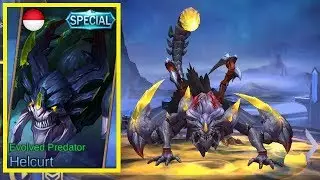 Helcurt Special Skin Evolved Predator Gameplay (Better Than Ice Skin..?) - Mobile Legends
