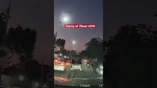 ⚡ 70mai A510 Dashcam: Stunning Starvis2 Sensor Night Owl Vision Tested on Indian roads 😍