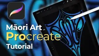 Procreate Māori Pattern Drawing Process  | Design and Follow Along