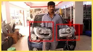 Maruthi New Ignis car headlights Modified🔥| Alpha lights modifies | car lights installation in 2020