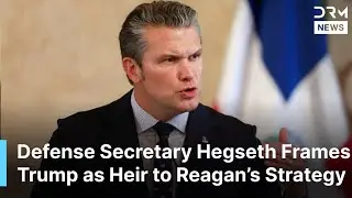 Hegseth Defends Trump&rsquo;s Foreign Policy Approach in Keynote Speech | DRM News | AC1F
