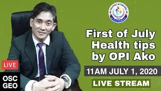OPI Ako - Wednesday Live Stream 07/01/20. First of July health tips by OPI ako
