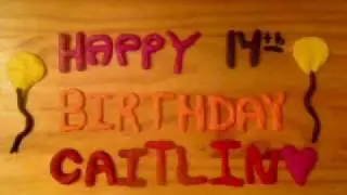 Happy 14th Birthday Caitlin
