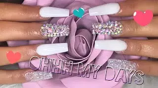 Short Bitten nails | Acrylic nail | Makeover