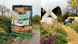 The people who have been camping out for seven months in Manchester beauty spot