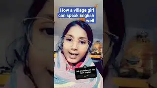 How a village girl can speak 🗣️ English language/@Learn English with Rupa/
