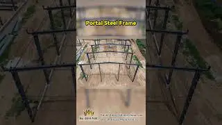 Cost-effective Portal Steel Structure Frame Building from K-HOME #metal #modular #prefab