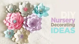 Large Paper Flower Wall Decoration | Easy Tutorial for Beginners