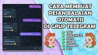 CARA MEMBUAT BALASAN OTOMATIS GRUP TELEGRAM - MISS ROSE TELEGRAM GROUP BOT