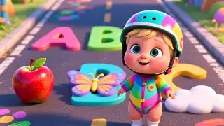 Wroom Car Study Track 🚗 Learning Numbers & Letters | Fun ABC 123 Song for Toddlers