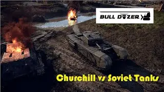 Churchill vs Soviet Tanks