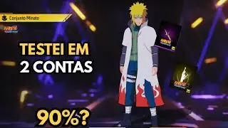 TESTEI O NOVO EVENTO DA LOJA MISTERIOSA DO MINATO EM 2 CONTAS! SERÁ QUE VEIO 90%?