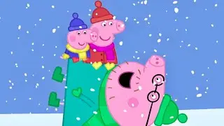 Brrr! A Cold Winter Day with Peppa Pig 🐷❄️ Funny Kids Cartoon | Super Toons TV - Cartoons