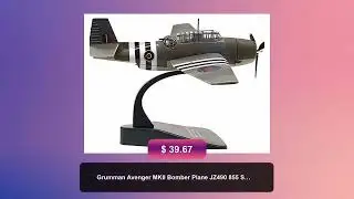 Grumman Avenger MKII Bomber Plane JZ490 855 Squadron Fleet Air Arm Hawkinge England (June 1944) 
