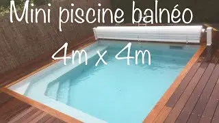 R&eacute;alisation mini piscine baln&eacute;o 4x4 - Lyn&eacute;o Piscines
