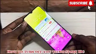 How to Switch Off Tecno Spark 10?