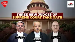 Swearing in Ceremony of Three New SC Judges | Supreme Court Live | Oath Taking Ceremony | Law Today