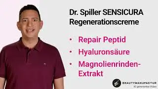 Dr. Spiller SENSICURA Regenerationscreme | Marco erklärt | Beautymanufactur einfach erklärt