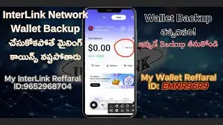 Interlink Network Wallet Backup ఎలా తీసుకోవాలి? | Step by Step Telugu Guide in Telugu
