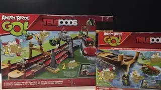 ANGRY BIRDS GO! Pig Rock Raceway & Dual Launcher Unboxing