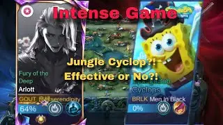Why Do Players Pick Cyclops Jungle? 🤦‍♂️ | Arlott EXP Struggles in a Hard Loss | MLBB Ranked