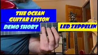 The Ocean by Led Zeppelin guitar lesson. Off the album Houses of the Holy