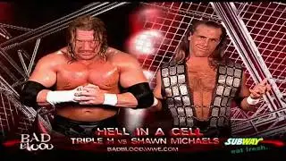 WWE Bad Blood 2004 match card