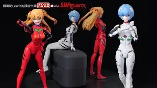 SHF 明日香 凌波丽 EVA新剧场版 S.H.Figuarts Rei Ayanami & ASUKA SHIKINAMI LANGLEY-Evangelion