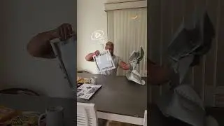 Stepdad fights back tears as he's surprised with adoption papers 💗 #shorts