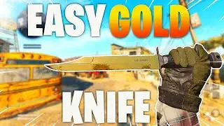 HOW to get EASY GOLD KNIFE in COLD WAR! BEST METHODS for GOLD KNIFE in BLACK OPS COLD WAR!
